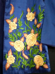 Floral Embroidered Kimono Jacket