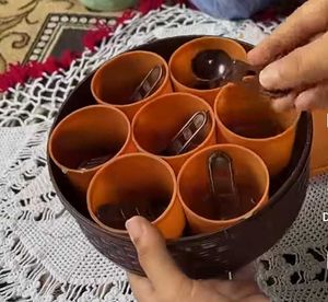 7 section hevy duty plastic  masala box