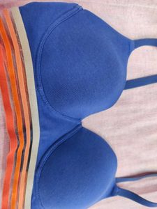 Padded Blue Bra
