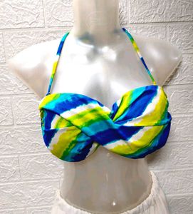 🎁Buy 2 Get 1 Free 🎁Size M/ L Striped Bikini Top