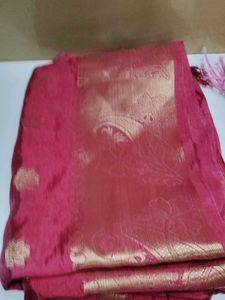 Elegant Pink Saree