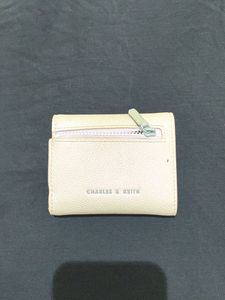 Charles &amp; Keith Wallet in Pearl Colour