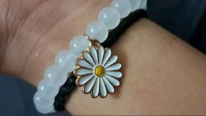 Dainty Daisy Bracelet &amp; Necklace Combo