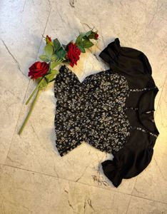 Floral Print Top.NOT WORN EVEN ONCE
