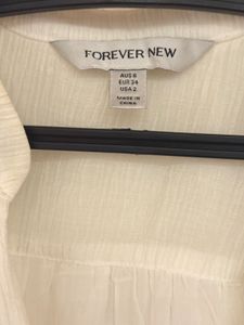 Forever New Sparingly Used White Top