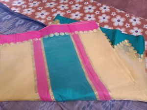 Yellow Kota Saree