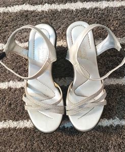 Silver Wedge Heels (Euro 37)