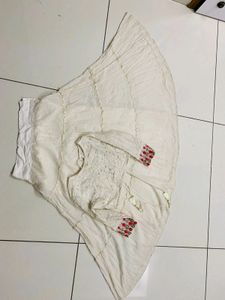 White Premium Lhenga Choli