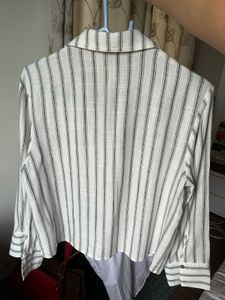 H&amp;M Striped Linen Shirt