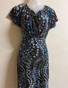 Pintrest Floral Print Wrap Dress