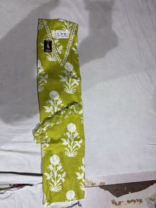Green Dress Material
