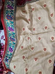 Elegant Embroidered Saree