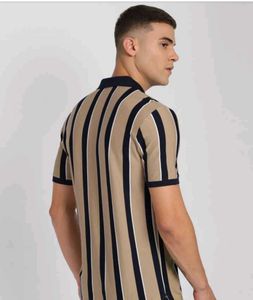 Allen Solly Striped Polo T-shirt - Modern Fit