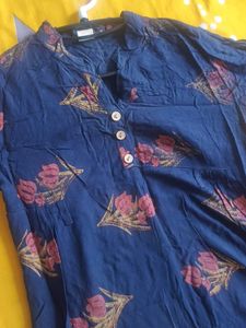 Floral Print Kurta
