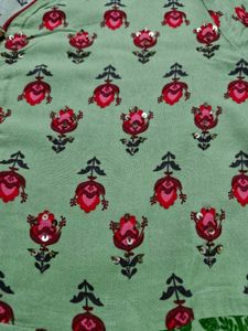 SHREE Women Floral Print A-line Kurta