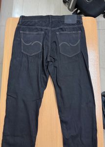Classic Black Straight Leg Jeans