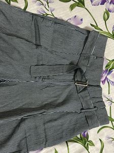 Stripped White N Black Tousers