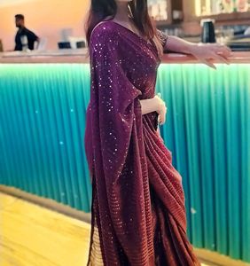 Ready To Wear Sequence Saree With Blouse