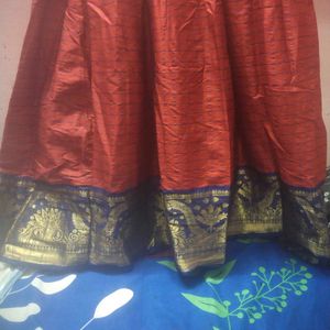 2 Material Set One Long Gown