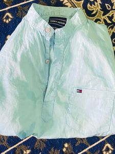 Tommy Hilfiger Band Collar Shirt - M