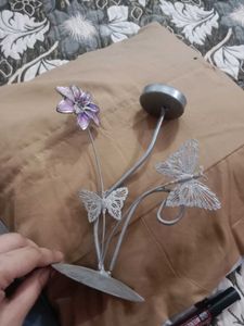 Butterfly &amp; Floral Candle Holder