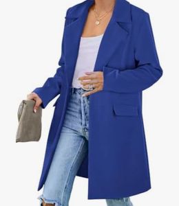 Long Blue Blazer