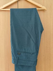 Allen Solly Blue Custom Fit Pant