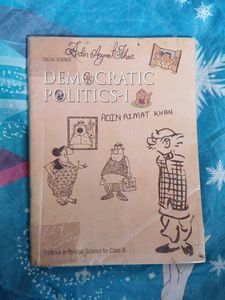CBSC CLASS XIDemocratic Politics-I Textbook
