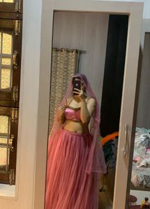 Pink Lehenga Choli Set🎀💖🦋