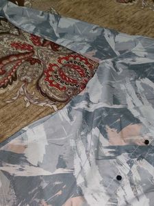 Abstract Pattern Shirt(size M hai )