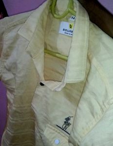 Yellow Long Sleeve Button Down