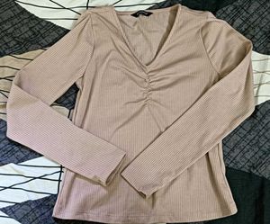 Ribbed Long Sleeve Top