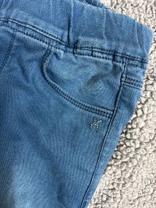 5 Jeans Set White And Blues