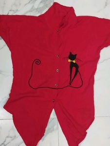Red Cat Top