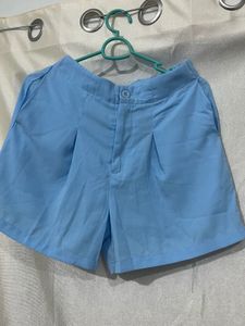 Light Blue Short Women