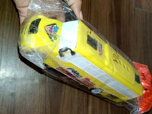 Toy Kitchen Set and a city bus in combo☺☺💗