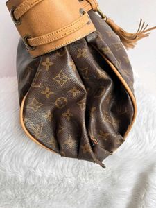 Louis Vuitton Logo Handbag with tassel