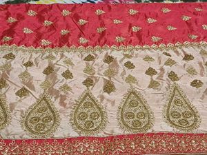 Embroidered saree