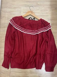 Cute Peter Pan Collar Sweater