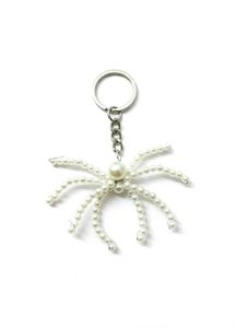 Spider Pearl Keychain