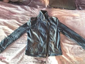 y2k Vintage Denim Moto Jacket🖤🎧