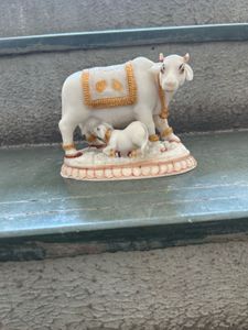 Cow and Calf Figurine