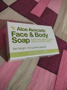 Aloe Avocado Face And Body Soap (Net Weight:150g) Forever Living Products 😊A Unique Blend Of Botanical And Creamy Avocado Gently Cleanses