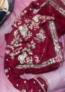 Elegant Maroon Lehenga Choli