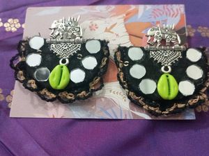 Elephant Mirror Earrings