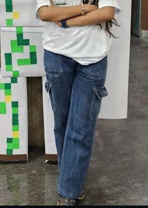 Cargo Fit Jeans For Women