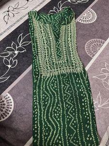 Daily wear Green Kurta