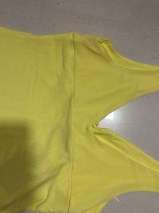 Yellow Mini Dress
