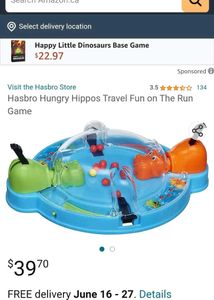 Hungry Hippo Game