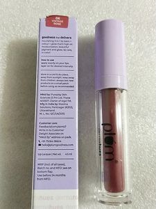 Plum Glassy Glaze Lip Lacquer -vintage rose